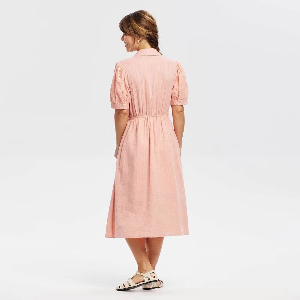 Band-Collar Sleeveless Shift - Picture 2 of 3